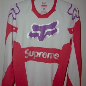 Supreme Fox Racing Moto Jersey Top Red